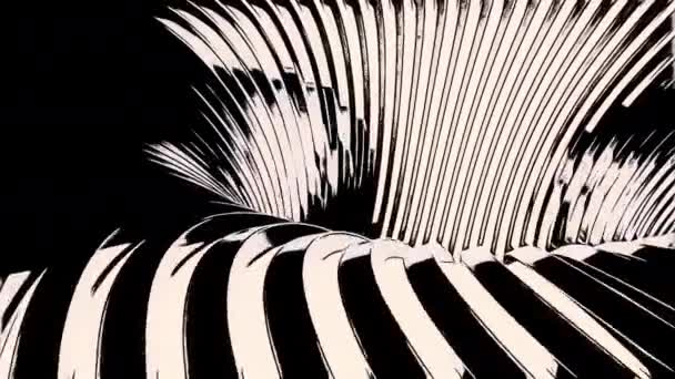 Abstrakt Visualisering Roterande Redskap Bakgrund Design Teknisk Mekanism För Spinning — Stockvideo