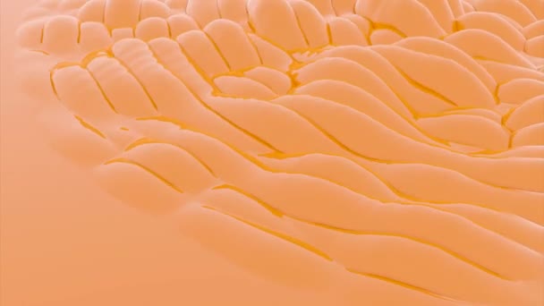 Волны Пузырьков Мультипликационный Абстрактный Фон Дизайн Расслабляющая Спокойная Атмосфера Бурлящей — стоковое видео