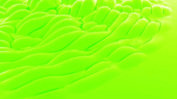 Зеленые Желтые Полосы Дизайн Легкий Фон Длинными Тонкими Полосками Выполненными — стоковое видео