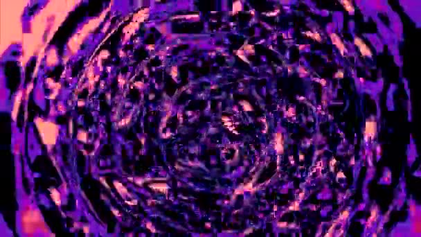 Красный Фиолетовый Яркий Фон Сделан Мультипликации Дизайн Легкая Жидкость Брызгает — стоковое видео