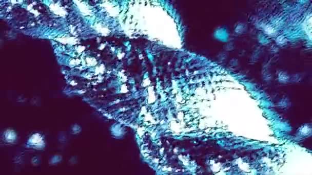 Спінінг Металевий Мерехтливий Фігура Рух Структура Вигину Обертається — стокове відео