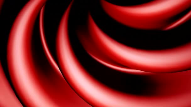 Rotierende Violette Und Rote Linien Design Ein Heller Hintergrund Abstraktion — Stockvideo