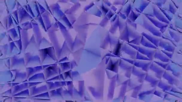 Caleidoscopische Industriële Kunst Abstracte Achtergrond Ontwerp Lilac Gedraaide Buizen Creëren — Stockvideo