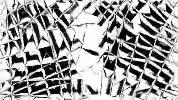 Монохромні Схрещені Смуги Калейдоскопічний Візерунок Дизайн Чорно Білі Лінії Виглядають — стокове відео