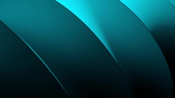 Голубая Подсветка Полос Дизайн Темный Фон Неоновыми Подсвеченными Лентами Выполненными — стоковое видео