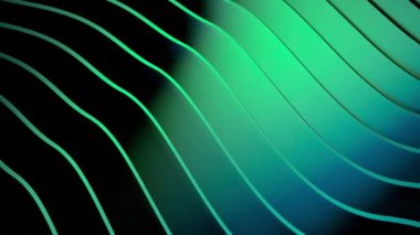 Değişik renklerde dalgalı bir arkaplan. Tasarım. Sallanan ipeksi doku