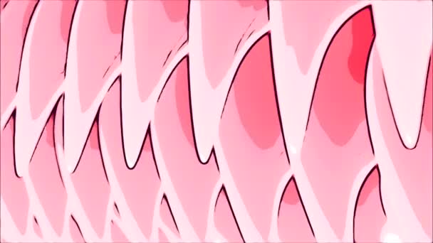 Rayas Extendidas Luz Rosa Azul Diseño Animación Brillante Brillante Que — Vídeo de stock