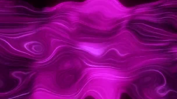 Абстрактный Текучий Ликер Красочными Пятнами Движение Бесконечный Гипнотический Поток Реки — стоковое видео