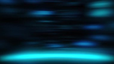 Bulanık UFO ışıkları. Hareket. Dünya dışı bir geminin renkli yanıp sönen ışığı.