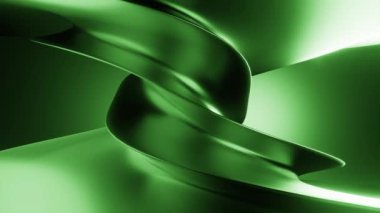 Soyut dönen spiral arkaplan. Tasarım. Dönen bükülmüş metal şekiller