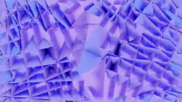 Быстро Меняющиеся Шаблоны Дизайн Фиолетовый Розовый Фон Выполнен Трехмерном Формате — стоковое видео