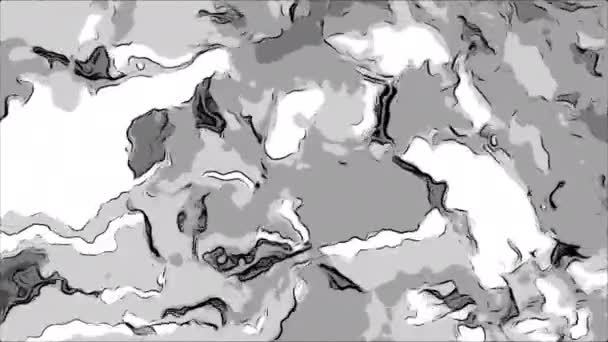 Fond Art Abstrait Avec Des Taches Qui Coulent Lentement Motion — Video