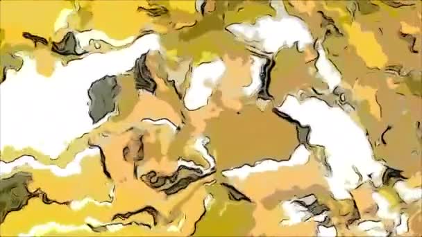 Abstracte Kunstachtergrond Met Langzaam Stromende Vlekken Beweging Mooi Wazig Schilderij — Stockvideo
