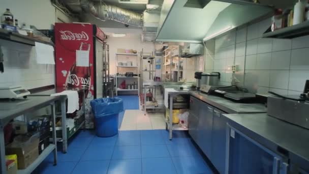 Serbia Belgrado Luglio 2023 Sala Cucina Clip Una Sala Luminosa — Video Stock