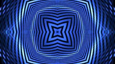 Hipnoz gevşetici çizgiler kare şekiller oluşturuyor. Tasarım. Renkli hipnoz çizgilerinin esneme şekli