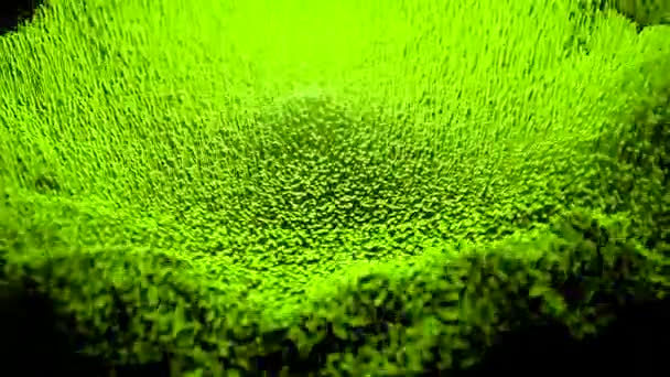 잔물결을 다채로운 디자인입니다 텍스처의 표면에 맥동으로 표면에 느슨한 — 비디오