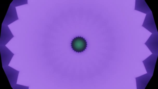 动眼圈色彩的动画 脉动的圆形彩色波会使人催眠 带有圆形波动波的催眠动画 — 图库视频影像
