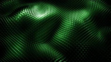 Dinamik parçacıkların dalgaları karanlığın üzerinde akıyor. Tasarım. Bağlantı yapısı