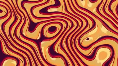 Katlanmış tekstil katmanları havada duran arka plan, 3 boyutlu. Tasarım. Turuncu karikatür tarzı tekstil örtüsü