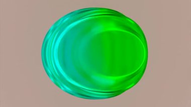 Dalgalı, soyut sıvı damlası. Tasarım. Oval şekil 3D sıvı şekil
