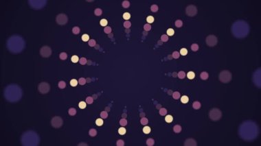 Arka plan sarmal parçacıklar ve işaret fişekleri. Sorunsuz döngü.