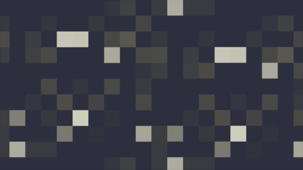 Abstrakta Skinande Ljus Pixel Block Flytta Bakgrunden Abstrakta Pixel Block — Stockvideo