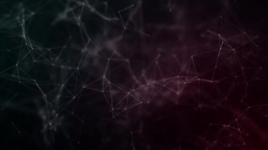 Güzel geometrik arka plan. Karanlık bir arka plan ile soyut fütüristik, çokgen alanı. Pleksus fantezi soyut teknoloji.