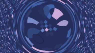 Animasyon renkli portal. Parlayan enerji portal 4k