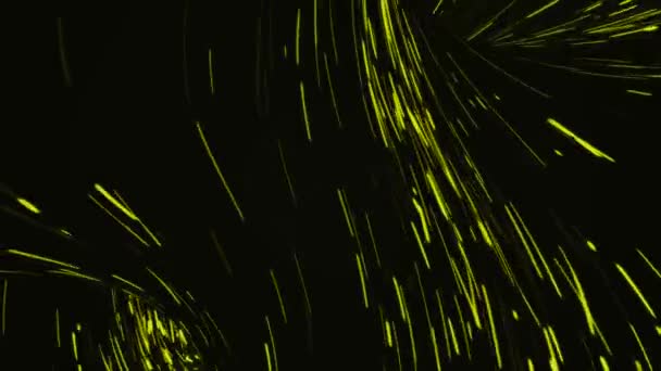 Animación Partículas Luz Formando Tornado Perfectamente Loopable Tornado Chispas — Vídeos de Stock