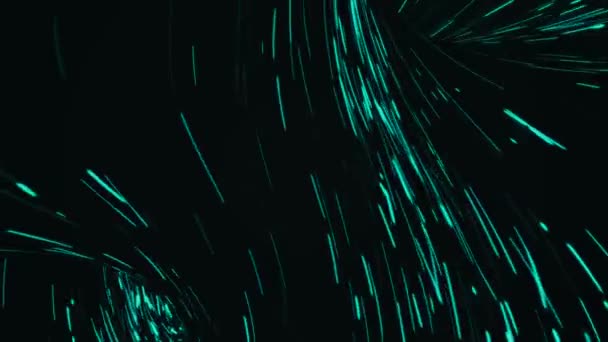 Animación Partículas Luz Formando Tornado Perfectamente Loopable Tornado Chispas — Vídeo de stock