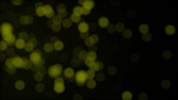 Particules Abstraites Couleur Bokeh Fond Couleur Mouvement Lumières Brillantes Étincelles — Video