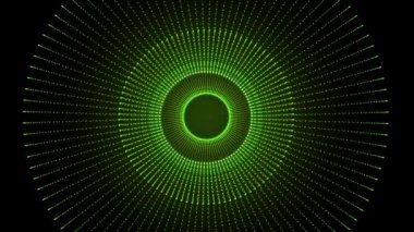 Enerji renk ring. Döndürme küre animasyon döngüsü ile stil döngüsü. Soyut eğik çizgiler parlayan.