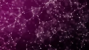 Plexus fantezi soyut teknoloji ve mühendislik arka plan. Soyut güzel geometrik arka plan.