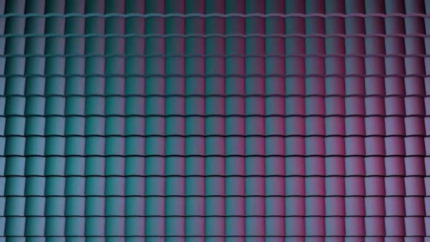 Красочные Кубы Бесшовный Петля Абстрактный Кубический Фон Random Motion Loopable — стоковое видео