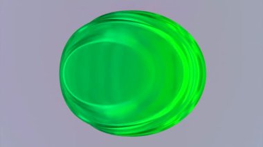 Yüzeyde hareket eden dalgaları olan 3 boyutlu sıvı top. Tasarım. Renkli top yüzeyde sıvı dalgalarla titreşir. Hareket dalgaları ile topun sıvı yapısı. 