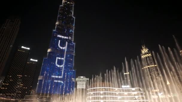 Dubai Vae Dezember 2023 Erleben Sie Die Atemberaubende Schönheit Des — Stockvideo