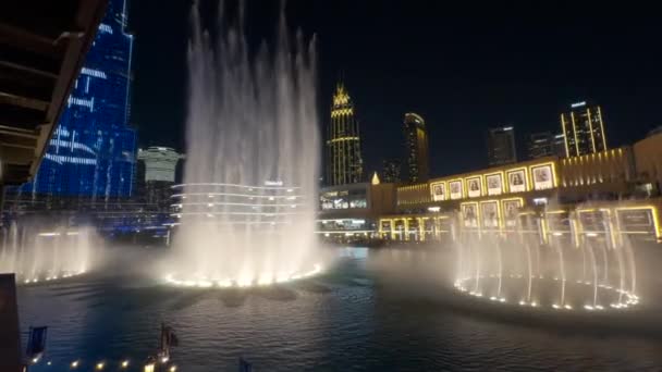 Dubai Förenade Arabemiraten Oktober 2023 Burj Khalifa Dubai Mall Och — Stockvideo