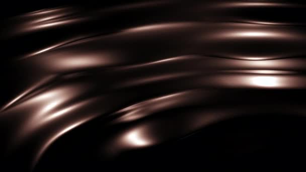 Fundo Brilhante Escuro Abstrato Desenho Espalhando Anéis Onda Líquida — Vídeo de Stock