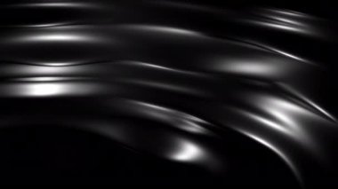 Dairesel dalgalı renkli sıvı. Tasarım. Renkli sıvı yüzeyinde güzel dalgalar. Dalgalanan dalgalarla hareket eden sıvının metalik parıltısı. 