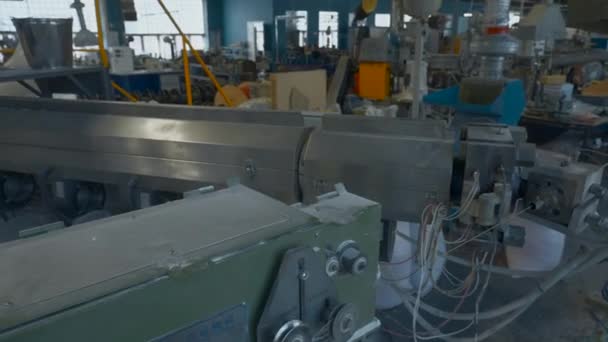 産業研修会および機械類 クリエイティブ 金属工場の製品の保管と流通のための倉庫 — ストック動画