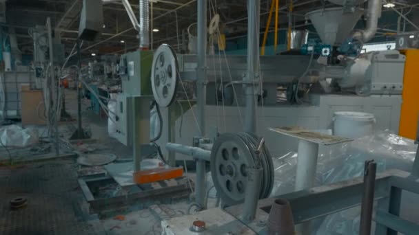 Production Fils Câble Machines Usine Créatif Contexte Industriel Atelier — Video