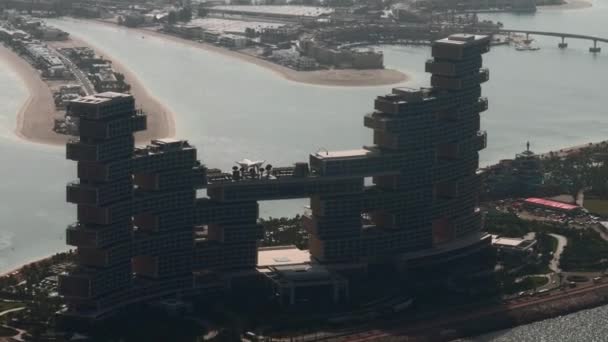 Dubaï Eau Juin 2023 Royal Atlantis Resort Vue Aérienne Action — Video