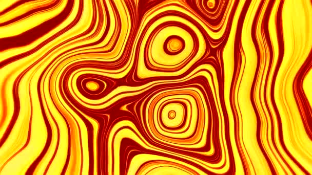 液体形态 流动流体形态 流动的液体油漆 — 图库视频影像