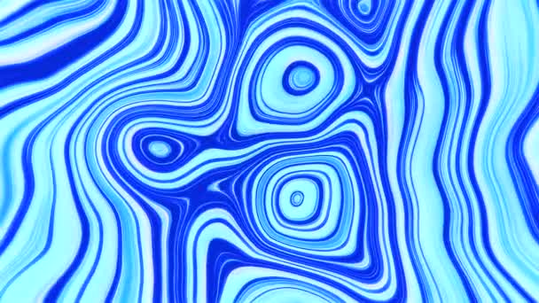 抽象的な液体パターン 流れる流動形状 ムーブメント 流れる液体ペンキ — ストック動画