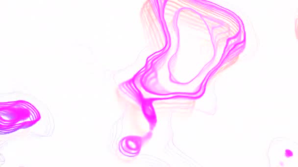 アメーバのように動く抽象液 ムーブメント 科学的および生物学的背景 — ストック動画