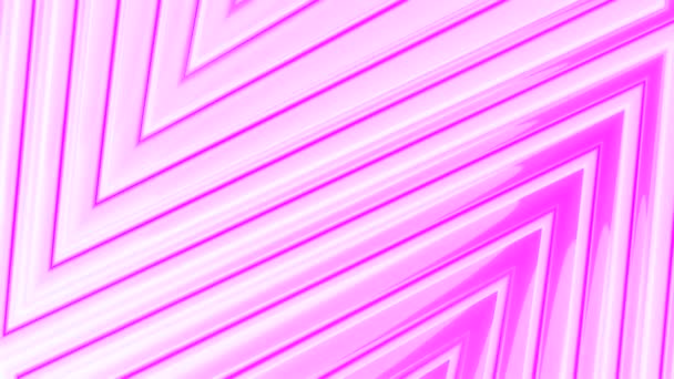 Цветной Глянцевый Металлический Фон Зигзагами Движение Геометрические Технологии Фон Движения — стоковое видео