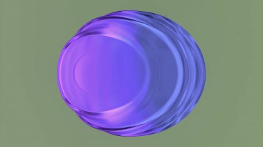 Dalgalı, soyut sıvı damlası. Tasarım. Oval şekil 3D sıvı şekil