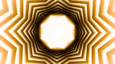 3d soyut dekoratif arkaplan. Tasarım. Hipnotik flora eşmerkezli kaleydoskop 