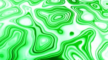 Yuvarlak şekillerin arka planında renkli ışık parlamaları. Tasarım. Akan sıvı maddenin renkli lekeleri 