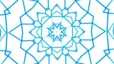 Şematik mandala etkisi olan soyut bir arka plan. Tasarım. Fraktal şekilli geometrik çizgili desen